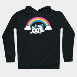 Existential Angst: A Saddened Unicorn in an Existential Crisis Hoodie